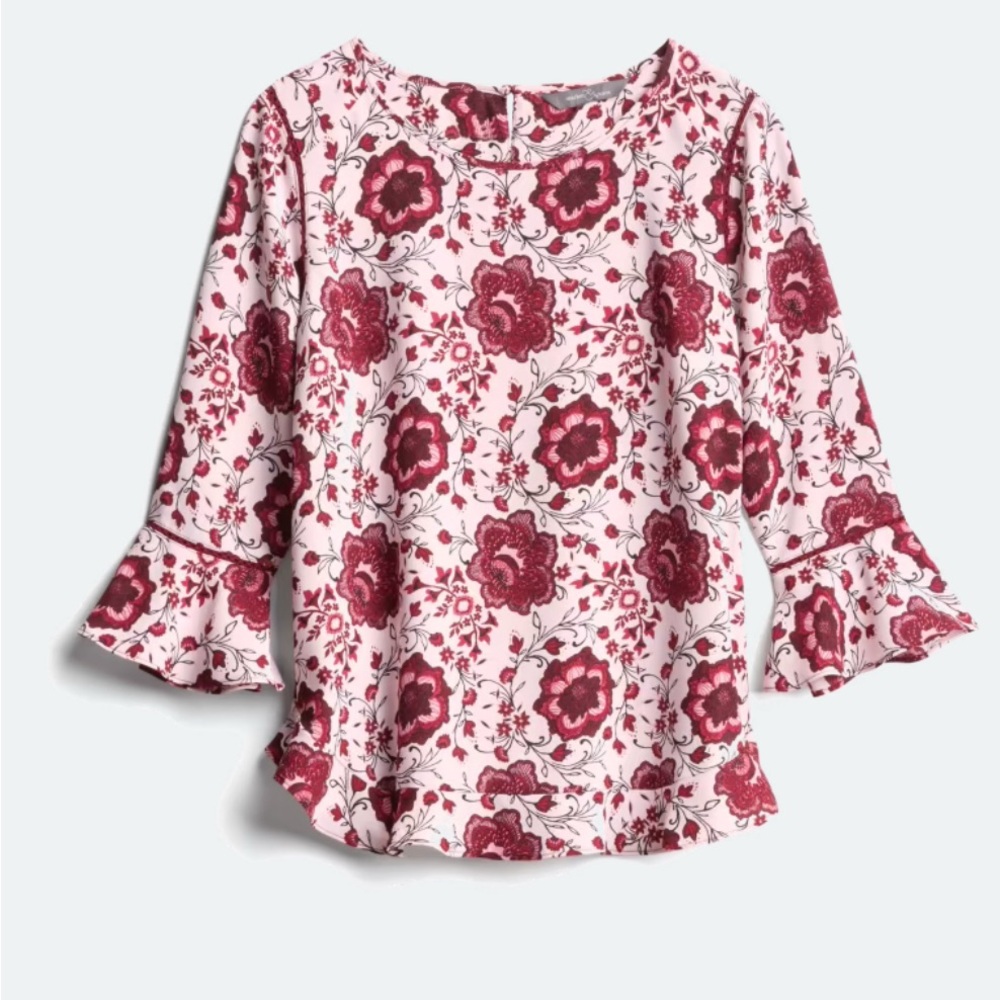 Market and Spruce Ruffle Detail Blouse size L